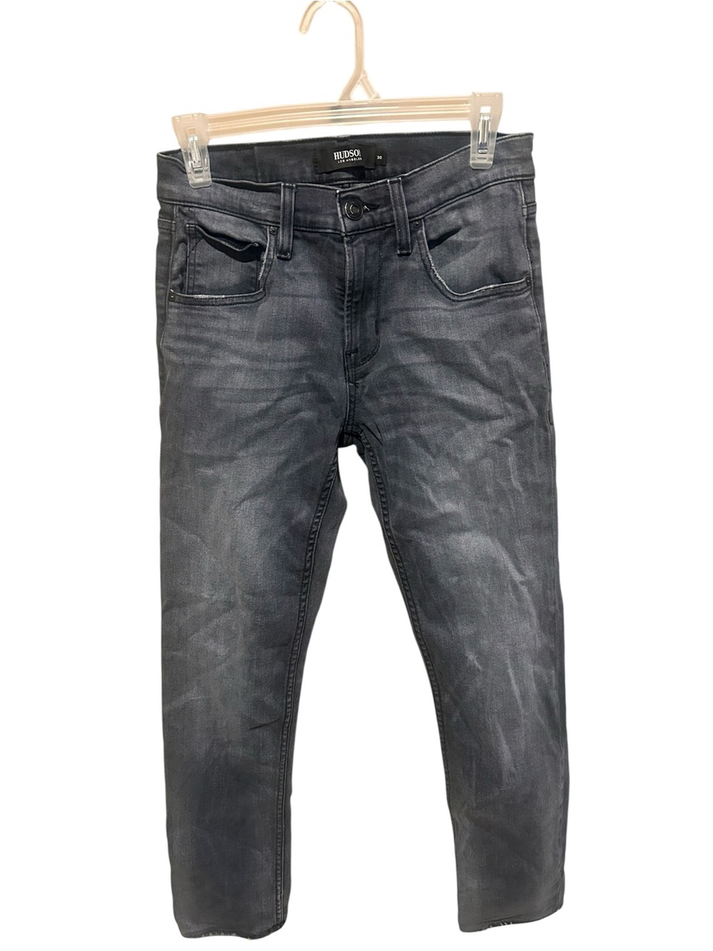 Hudson Jeans women’s Slim Tapered Washed Gray Denim